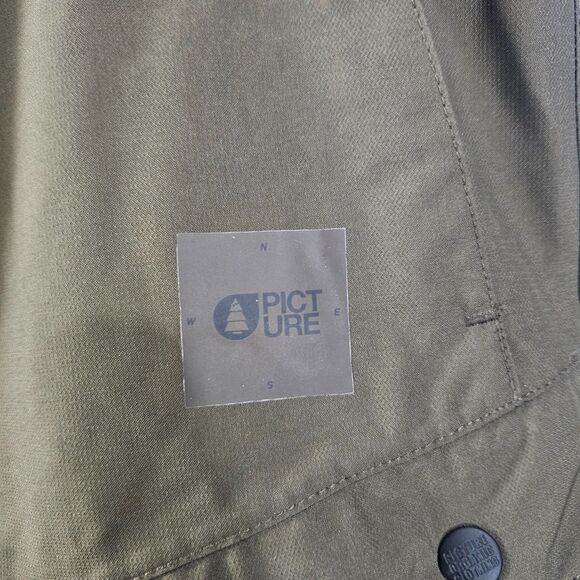 Picture Snowboard Pants Tan/Olive Green Mens L Recyc Polyester Cargo Ski France - Picture 11 of 11